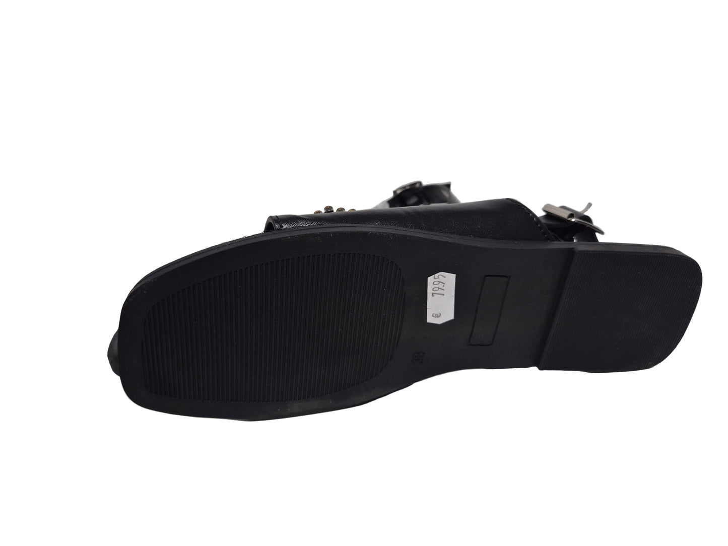 Ambellis Sandale, schwarz, Gr. 38