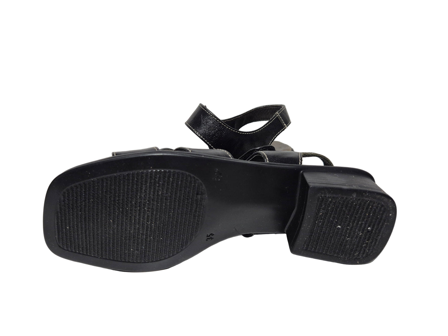 Doc Comfort Sandale, schwarz, Gr. 35