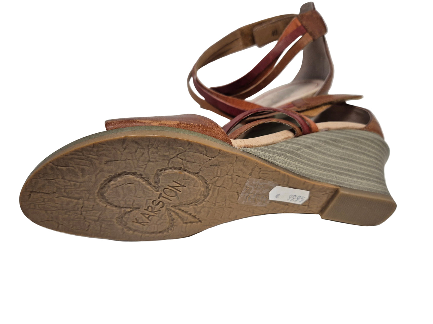 Karston Keilsandalette, braun, Gr. 40