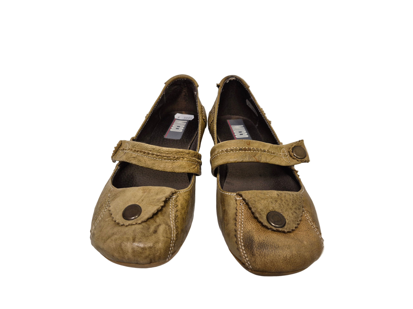 Miccos Ballerina, khaki, Gr. 36