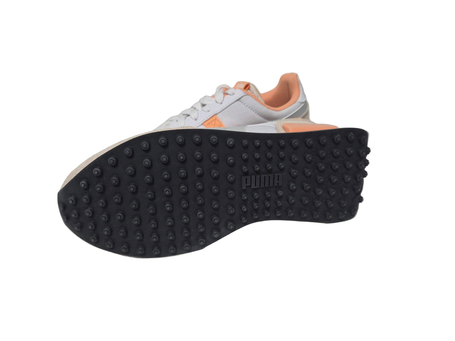 PUMA Future Rider Play On Sneaker weiß-grau-orange Gr. 36