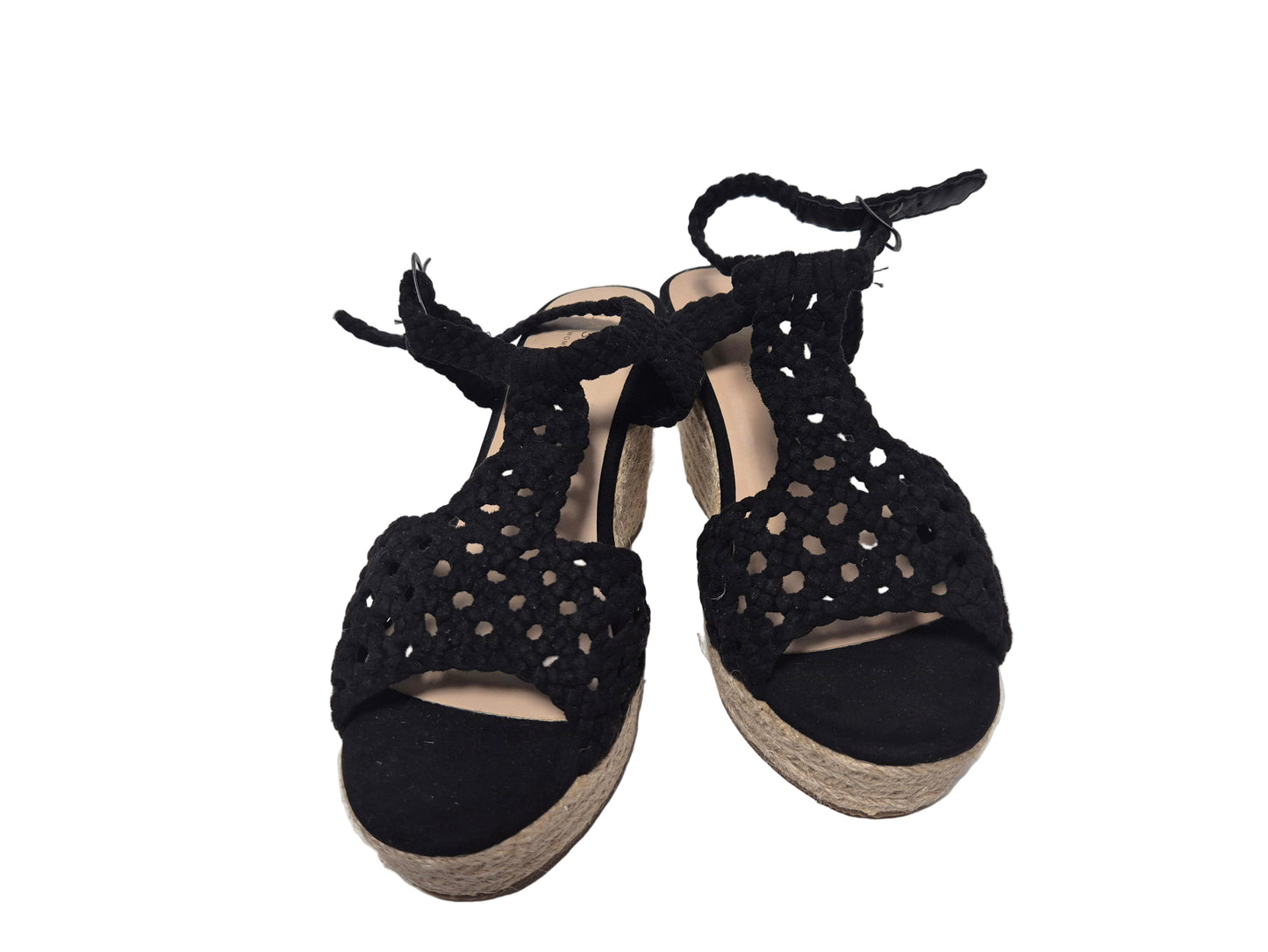 Lascana Sandaletten Keilabsatz, schwarz, Gr. 39