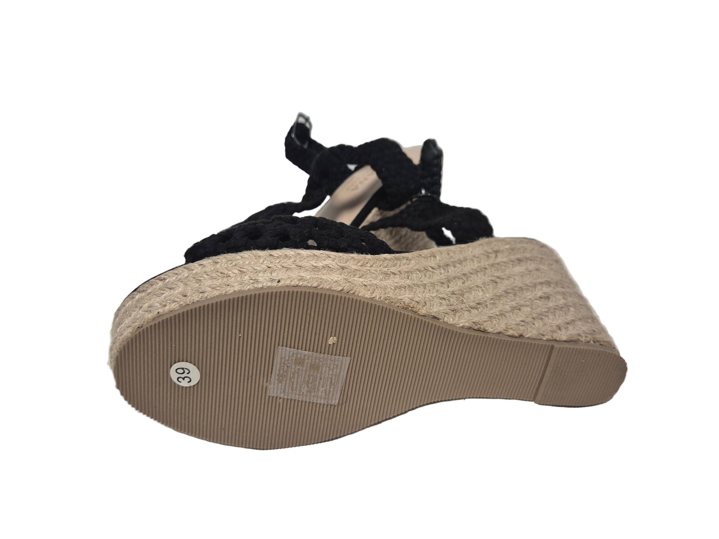 Lascana Sandaletten Keilabsatz, schwarz, Gr. 39