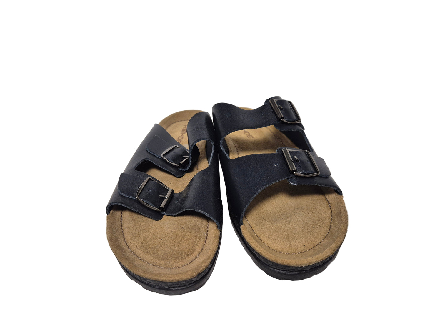 Rohde 1431 Leder Pantolett, dunkelblau, Gr. 42