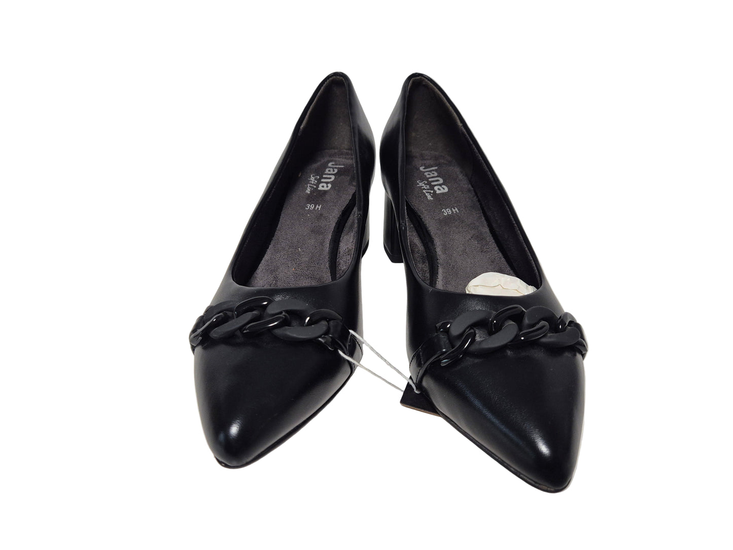 Jana Court Sho Pumps, schwarz, Gr. 39