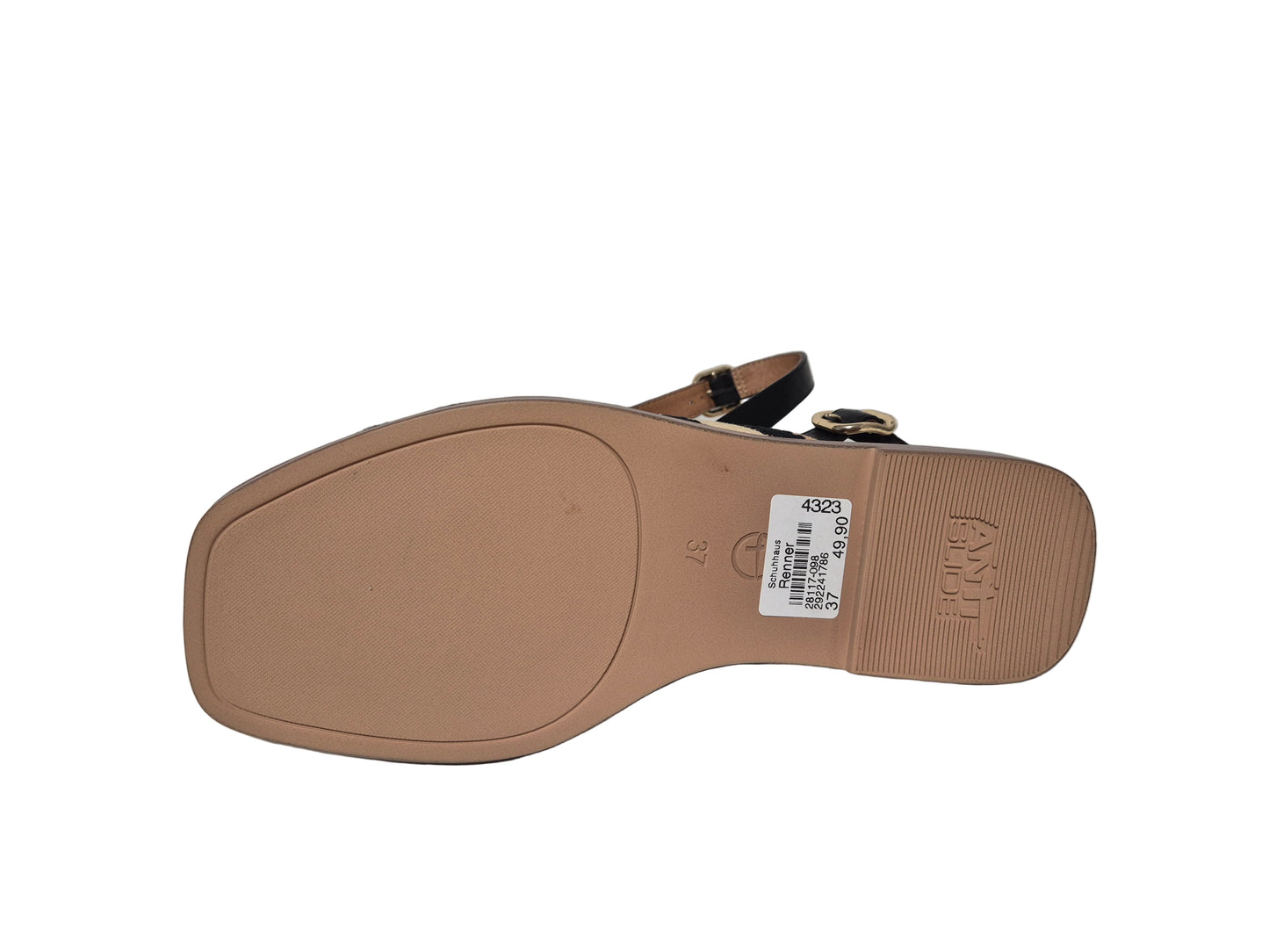 Tamaris Sandale 1-28117-42, beige-schwaz, Gr. 37