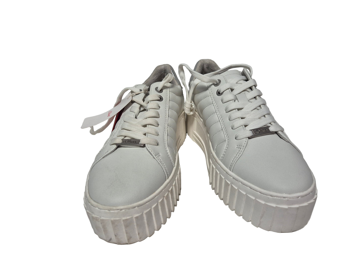 s.Oliver Sneaker low, weiß, Gr. 37