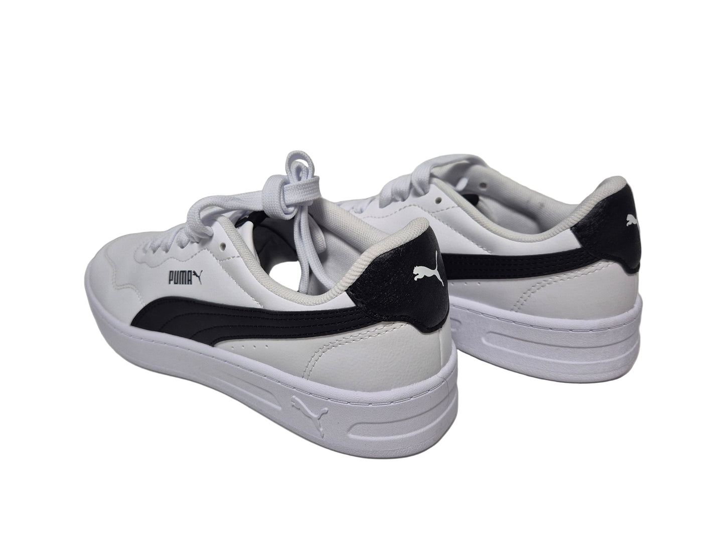 PUMA COURT LALLY Sneaker, Weiß-Schwarz, Gr. 40