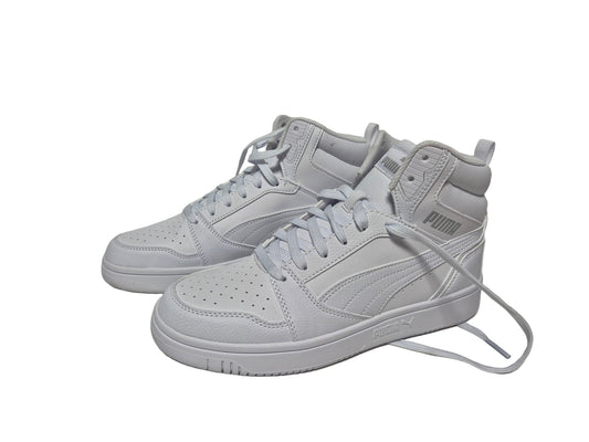 PUMA Rebound V6 MID JR Sneaker, Weiß, Gr. 38,5
