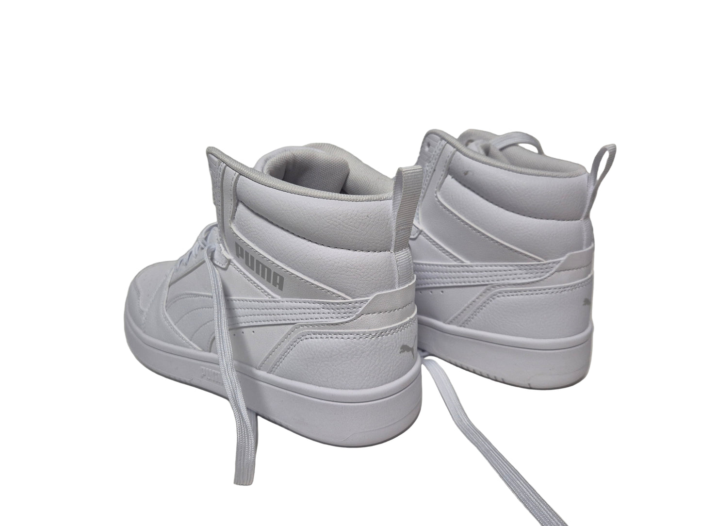 PUMA Rebound V6 MID JR Sneaker, Weiß, Gr. 38,5