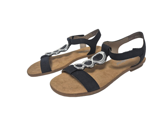 Rieker Riemchensandale, Nachtblau, Gr. 40