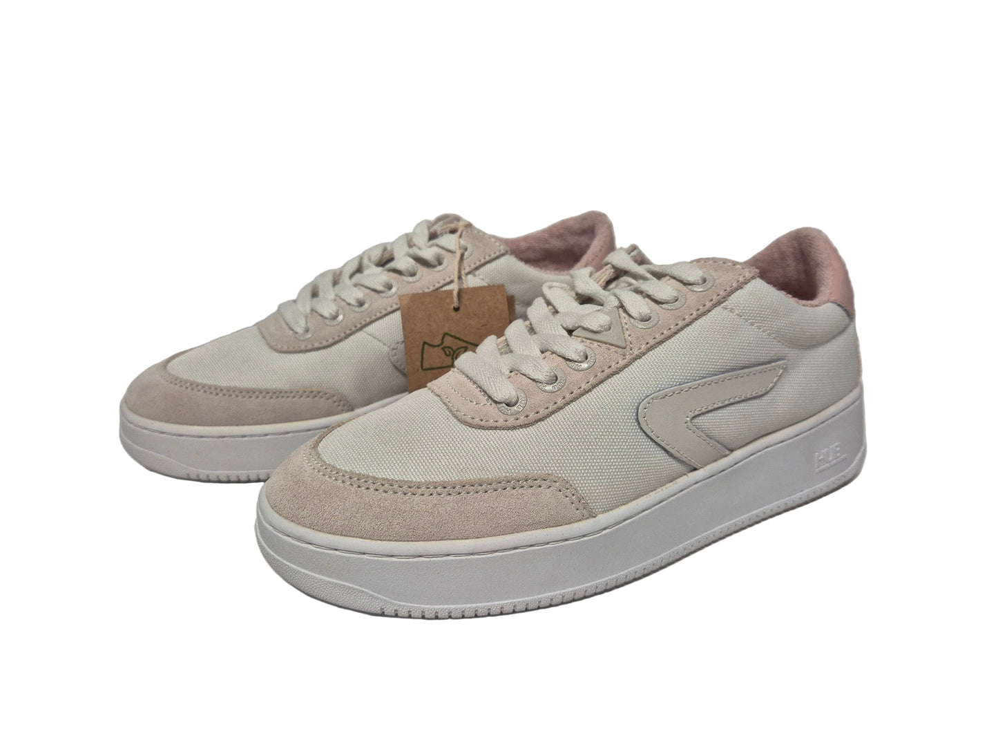 HUB Sneaker Baseline-W S34 Suede weiß-rose Gr. 38