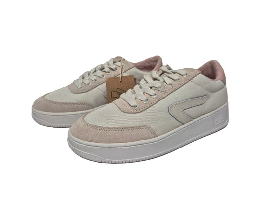 HUB Sneaker Baseline-W S34 Suede weiß-rose Gr. 38