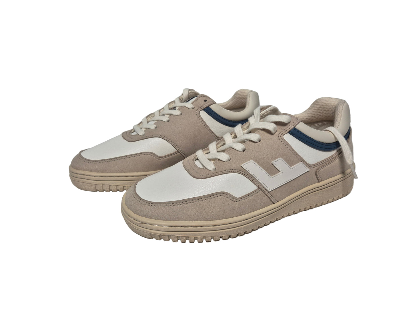 Flamingos Life Damen Sneaker Retro 90s, weiß-blau-beige, Gr. 37