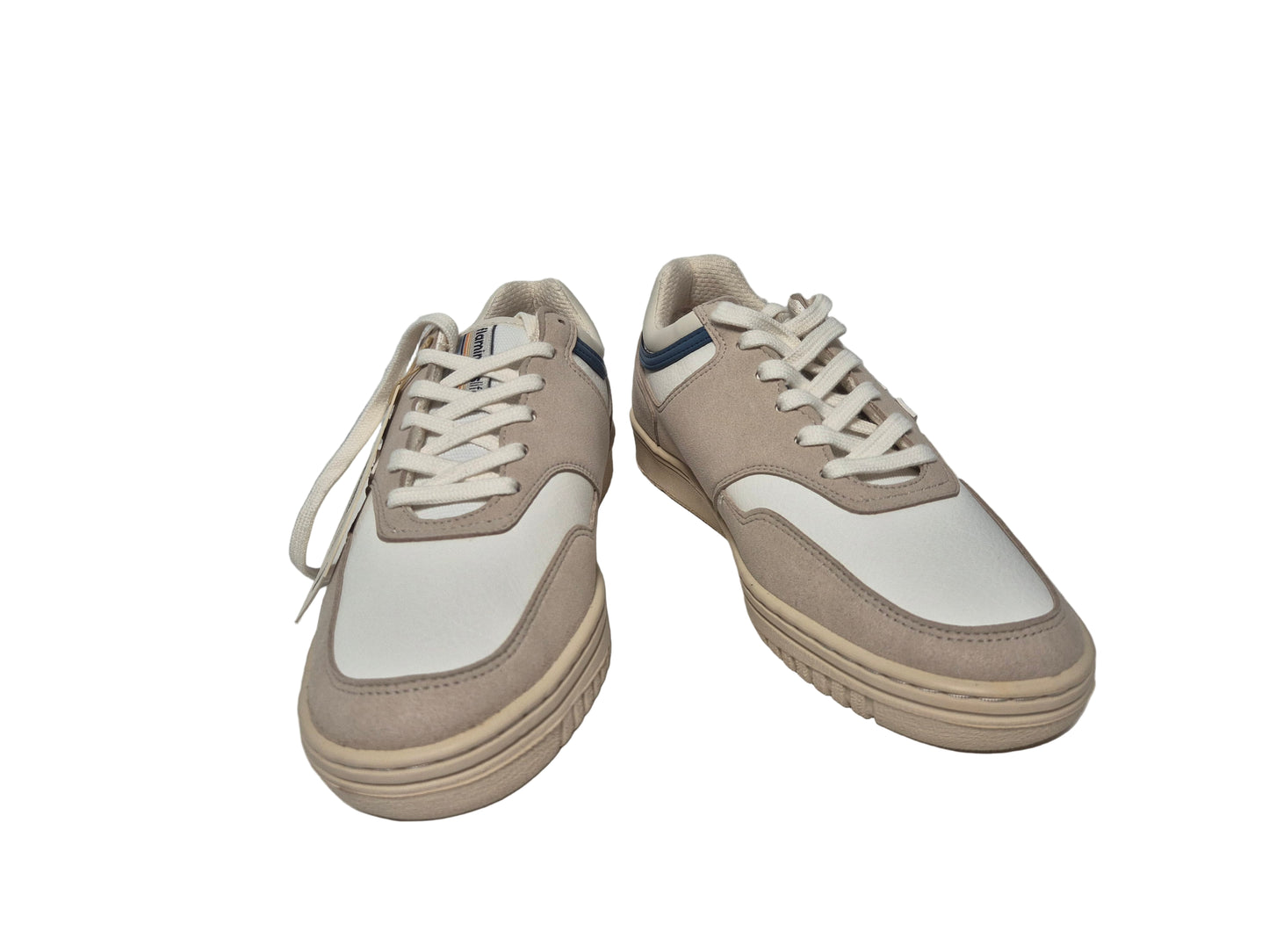 Flamingos Life Damen Sneaker Retro 90s, weiß-blau-beige, Gr. 37