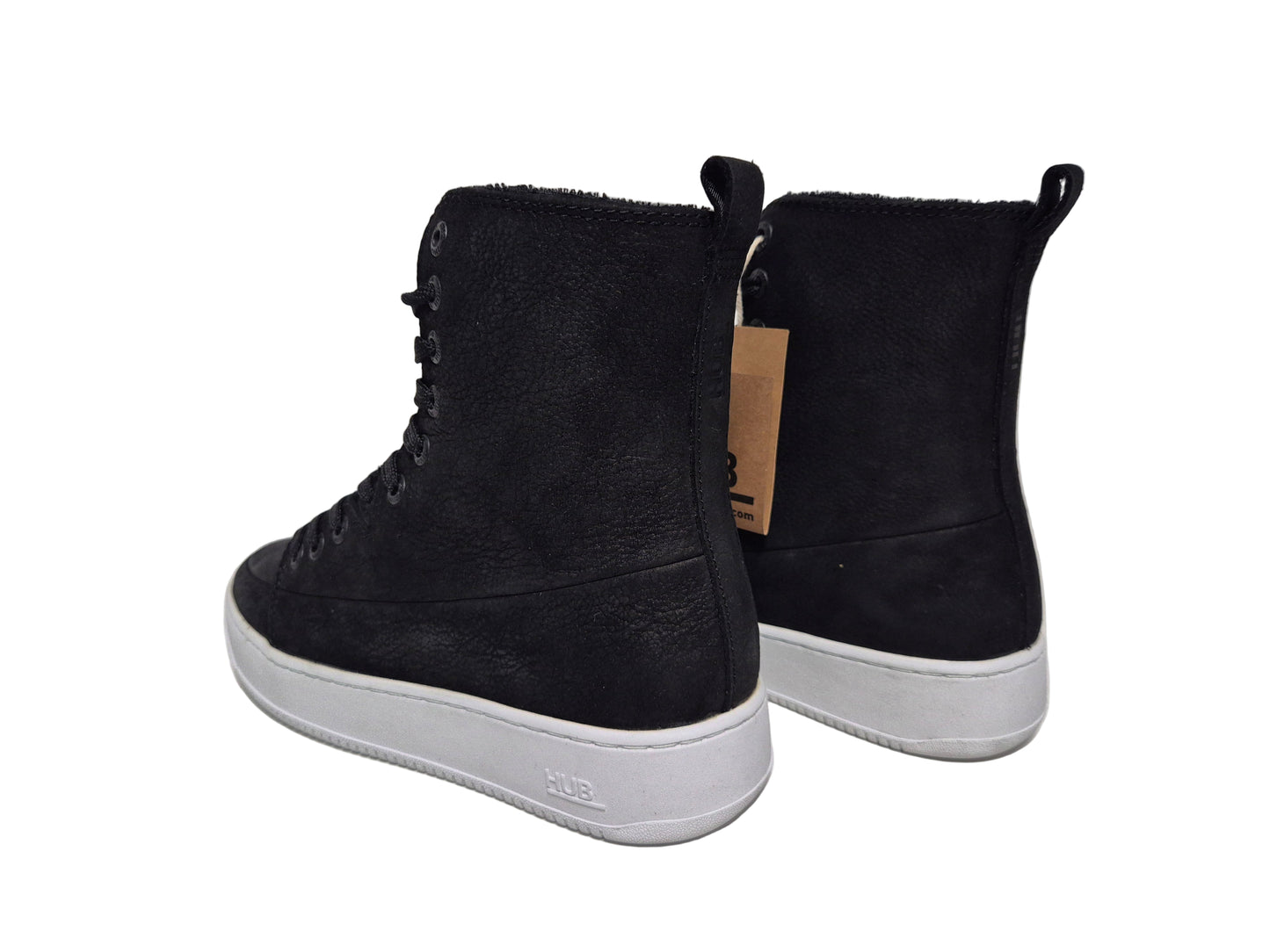 HUB Damen Sneaker high DAY N42, schwarz-weiß, Gr. 36