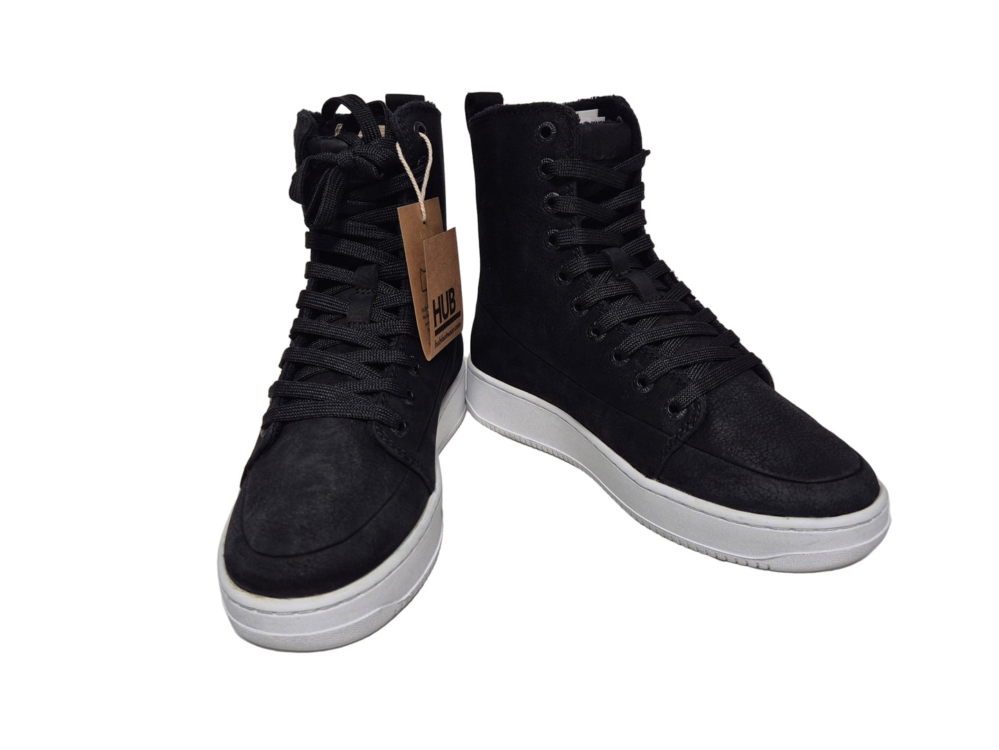 HUB Damen Sneaker high DAY N42, schwarz-weiß, Gr. 36