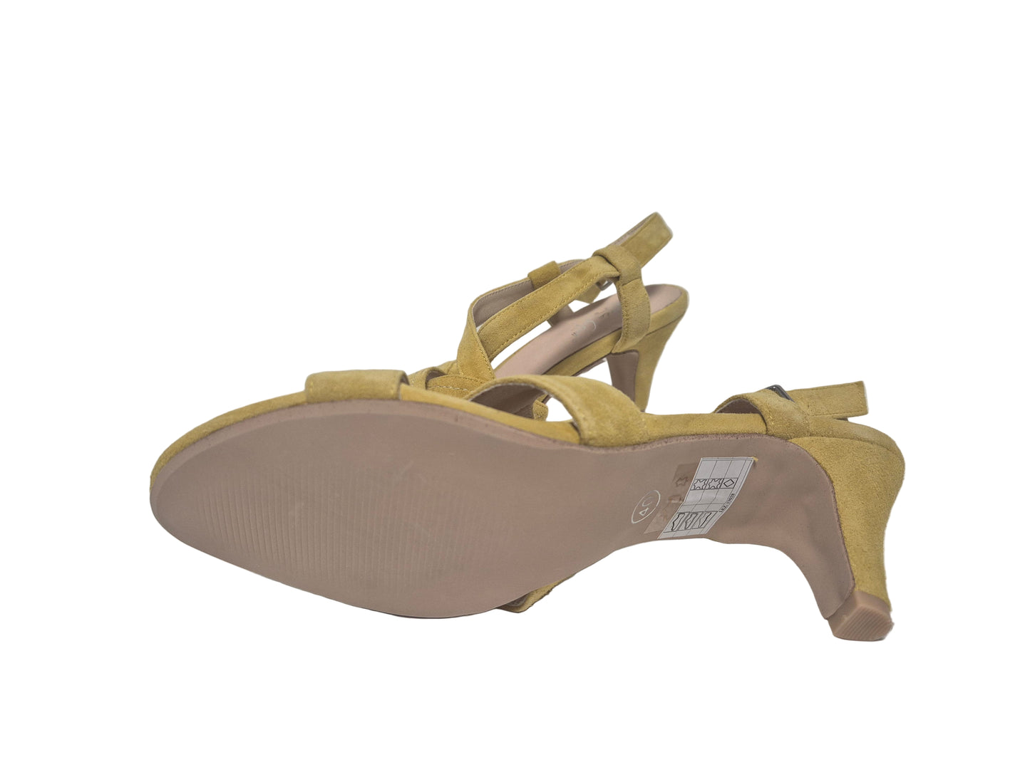 Andrea Conti Absatzschuhe Sandalette, gelb, Gr. 40