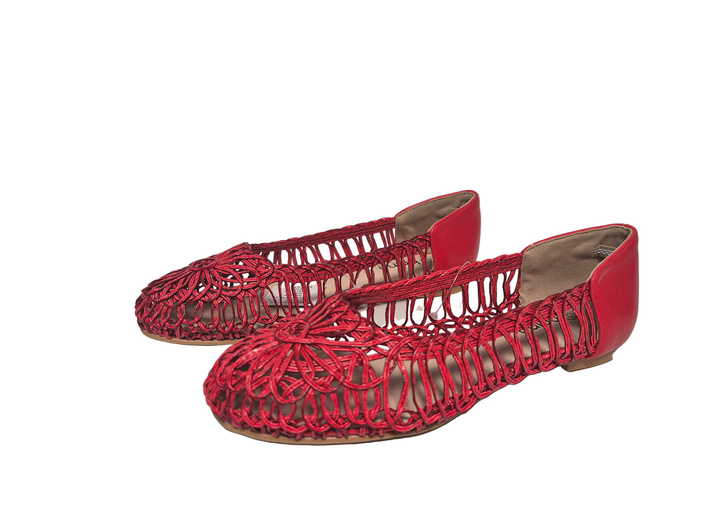 Heine Ballerinas Slip On, rot, Gr. 37