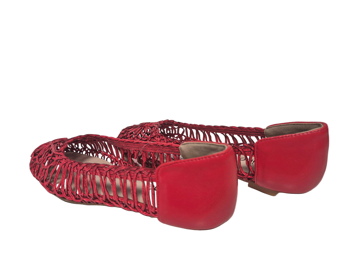 Heine Ballerinas Slip On, rot, Gr. 37