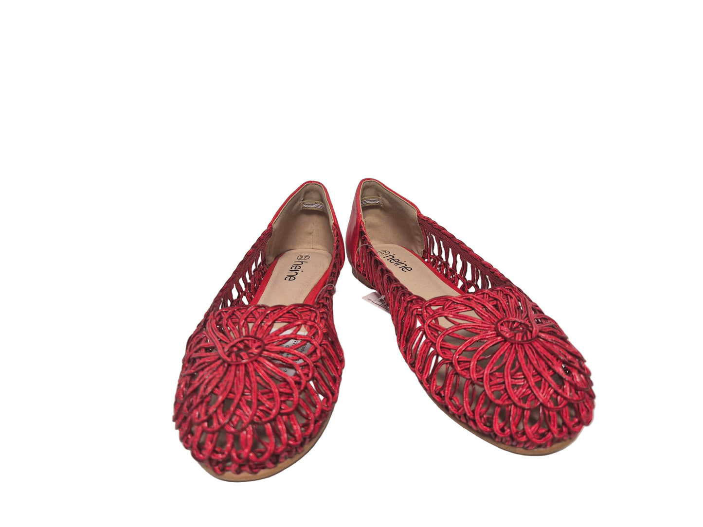 Heine Ballerinas Slip On, rot, Gr. 37