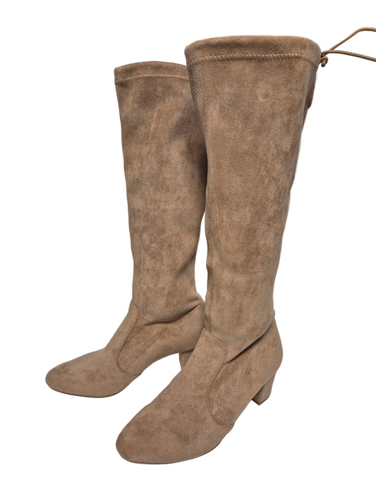 Lascana Stiefel Wadenlang, sand, Gr. 37