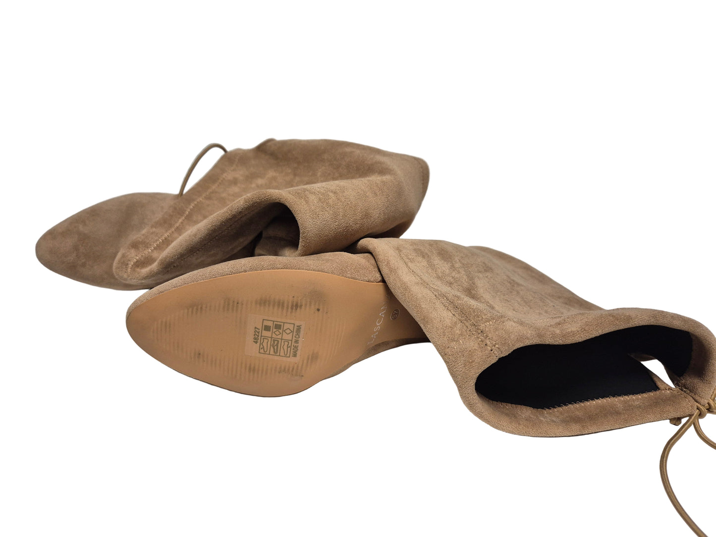 Lascana Stiefel Wadenlang, sand, Gr. 37