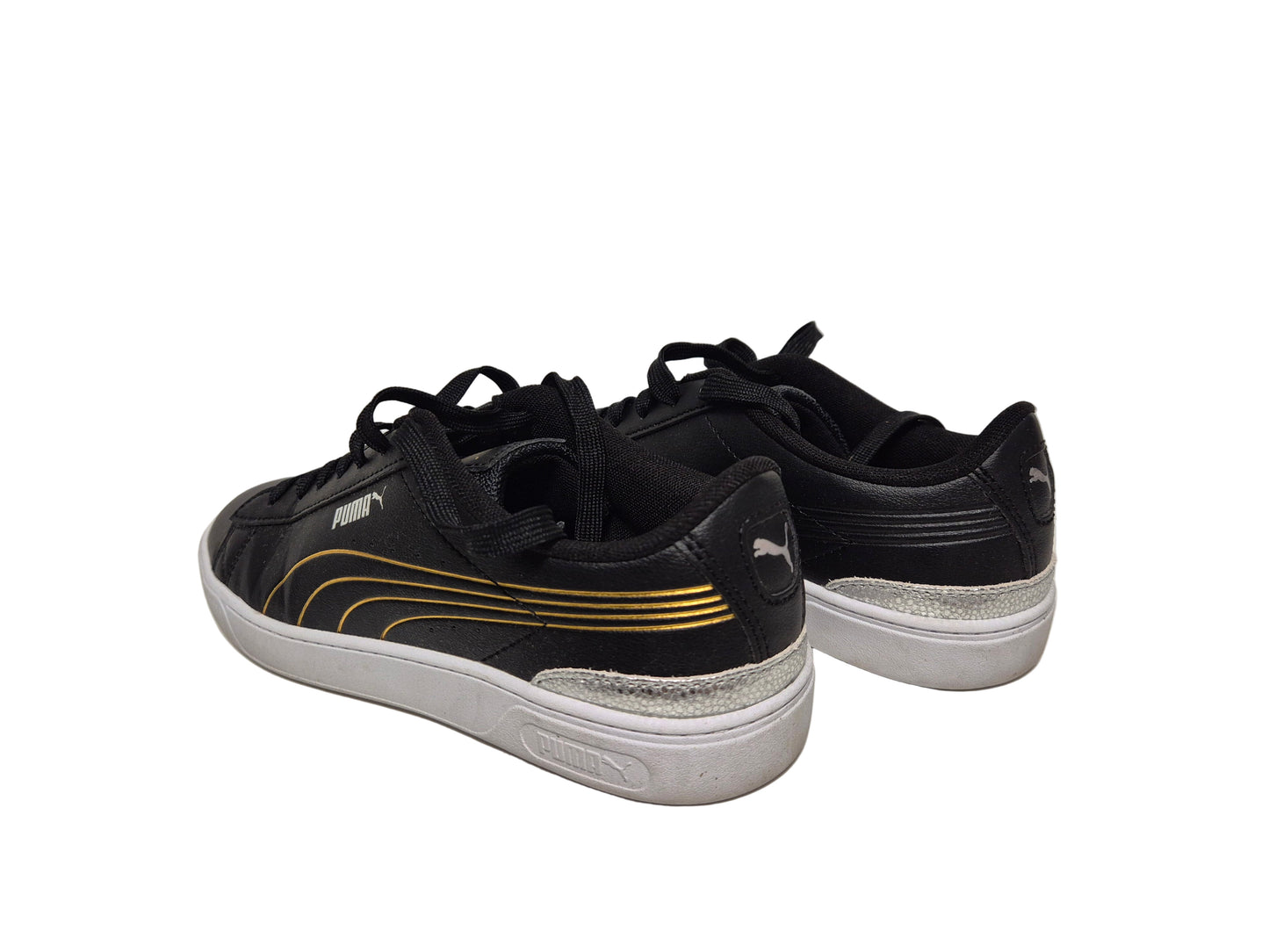 Puma Vikky V3 Metallic Shine Sneaker, schwarz, Gr. 37,5