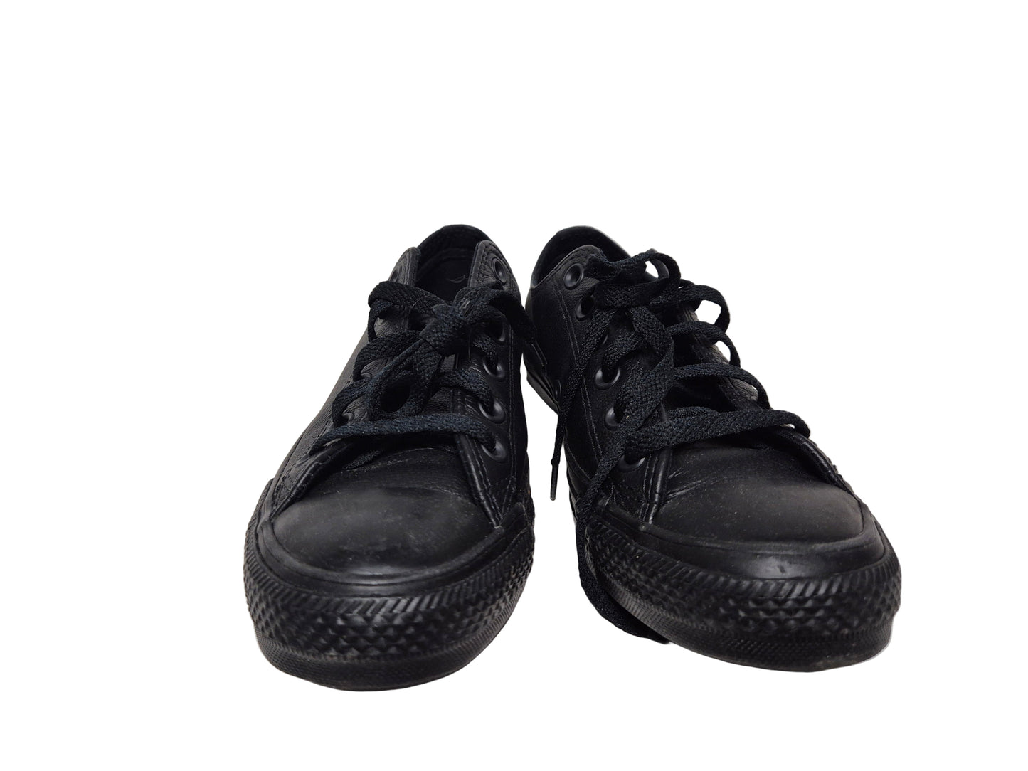 Converse Taylor Basic Leather Ox Monocrome Sneaker, schwarz, Gr. 37,5