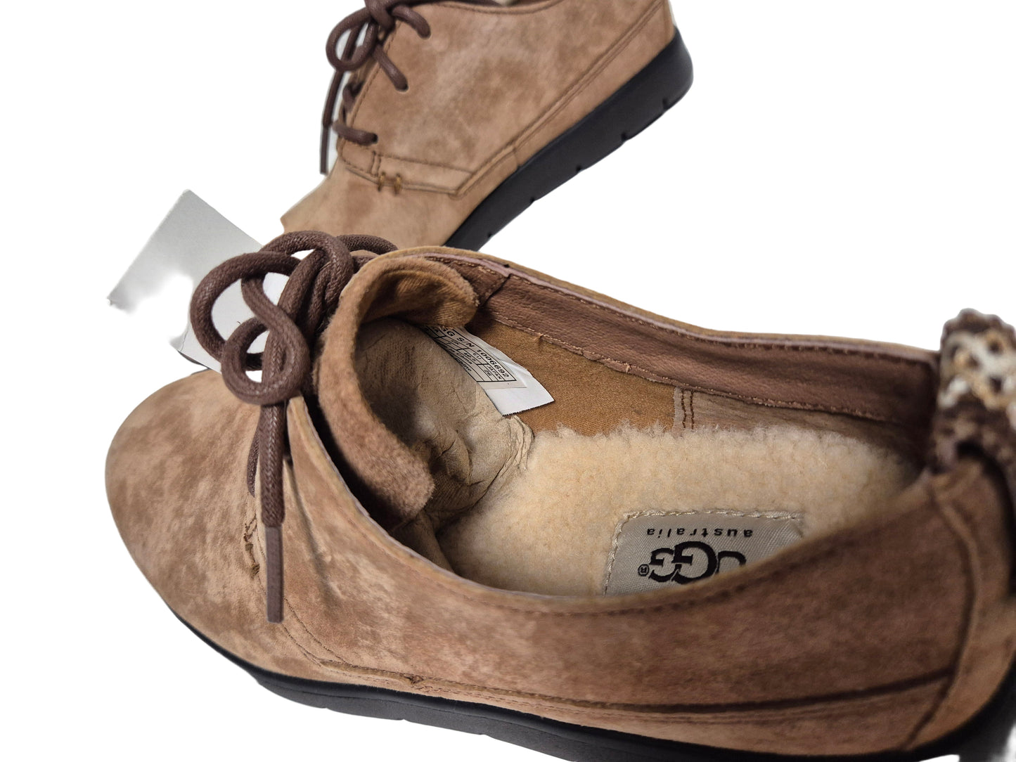 UGG Australia Herren Schnürschuh, braun, Gr. 40,5