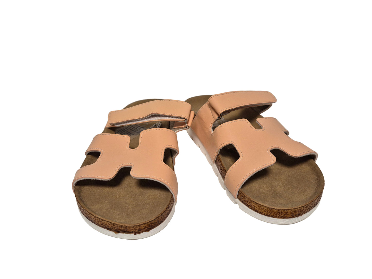 Heine Pantolette Klettverschluss, pfirsich, Gr. 36