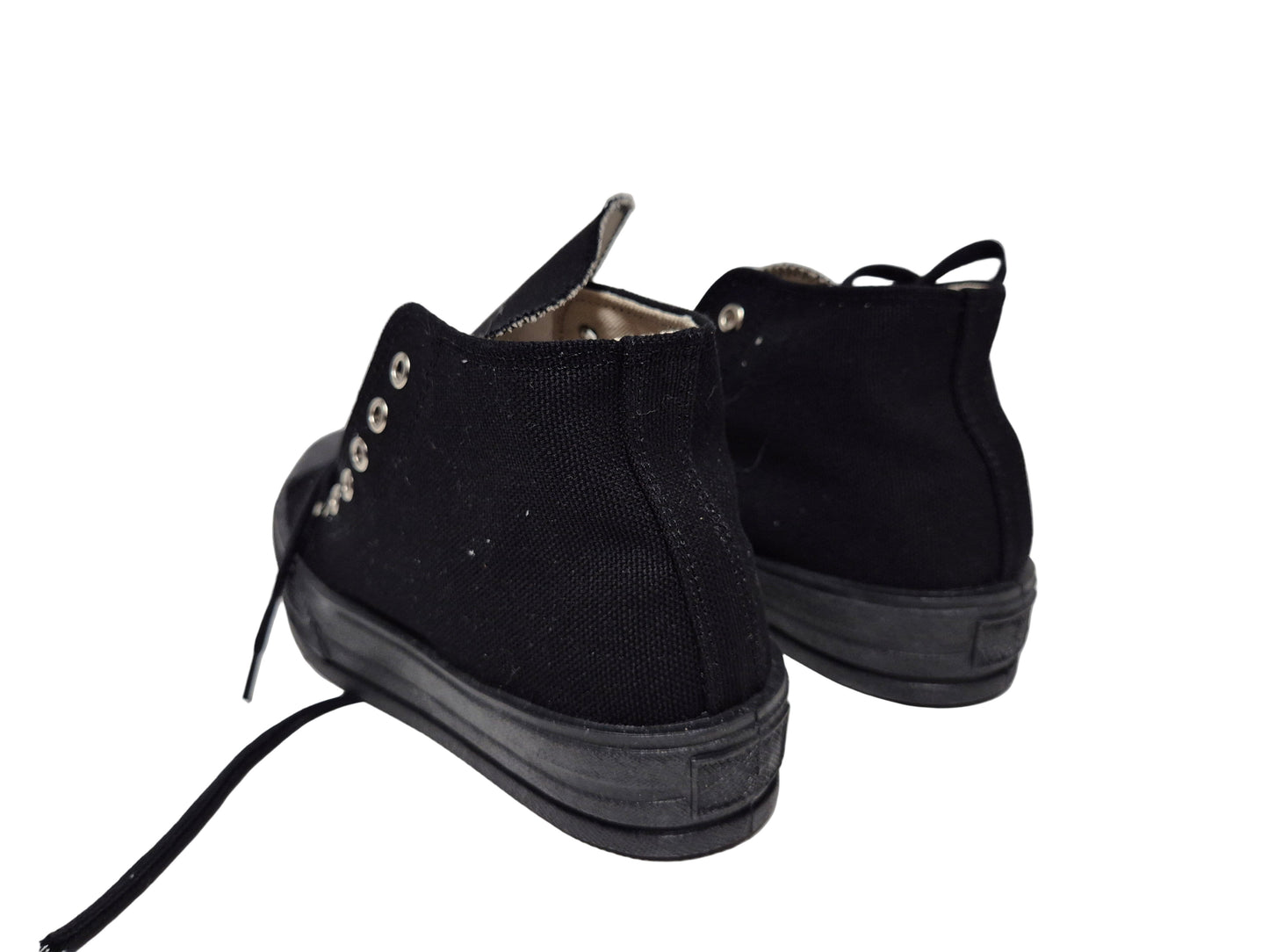 Heine Sneaker Schnürer aus Textil, schwarz, Gr. 38