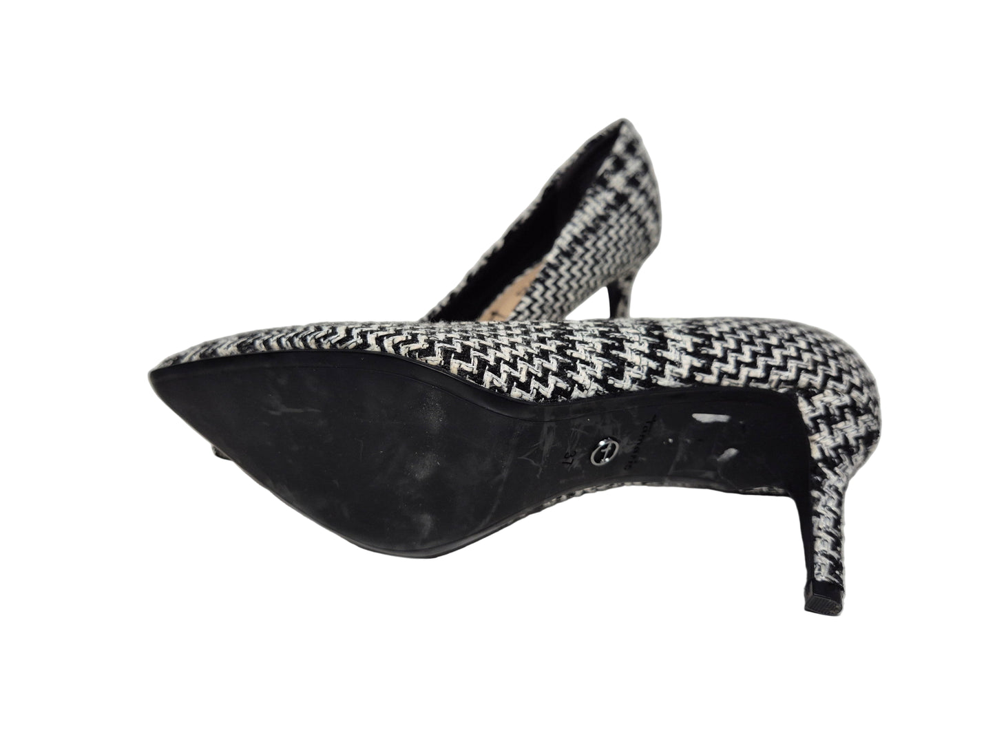 Tamaris Pumps, schwarz-weiß, Gr. 37