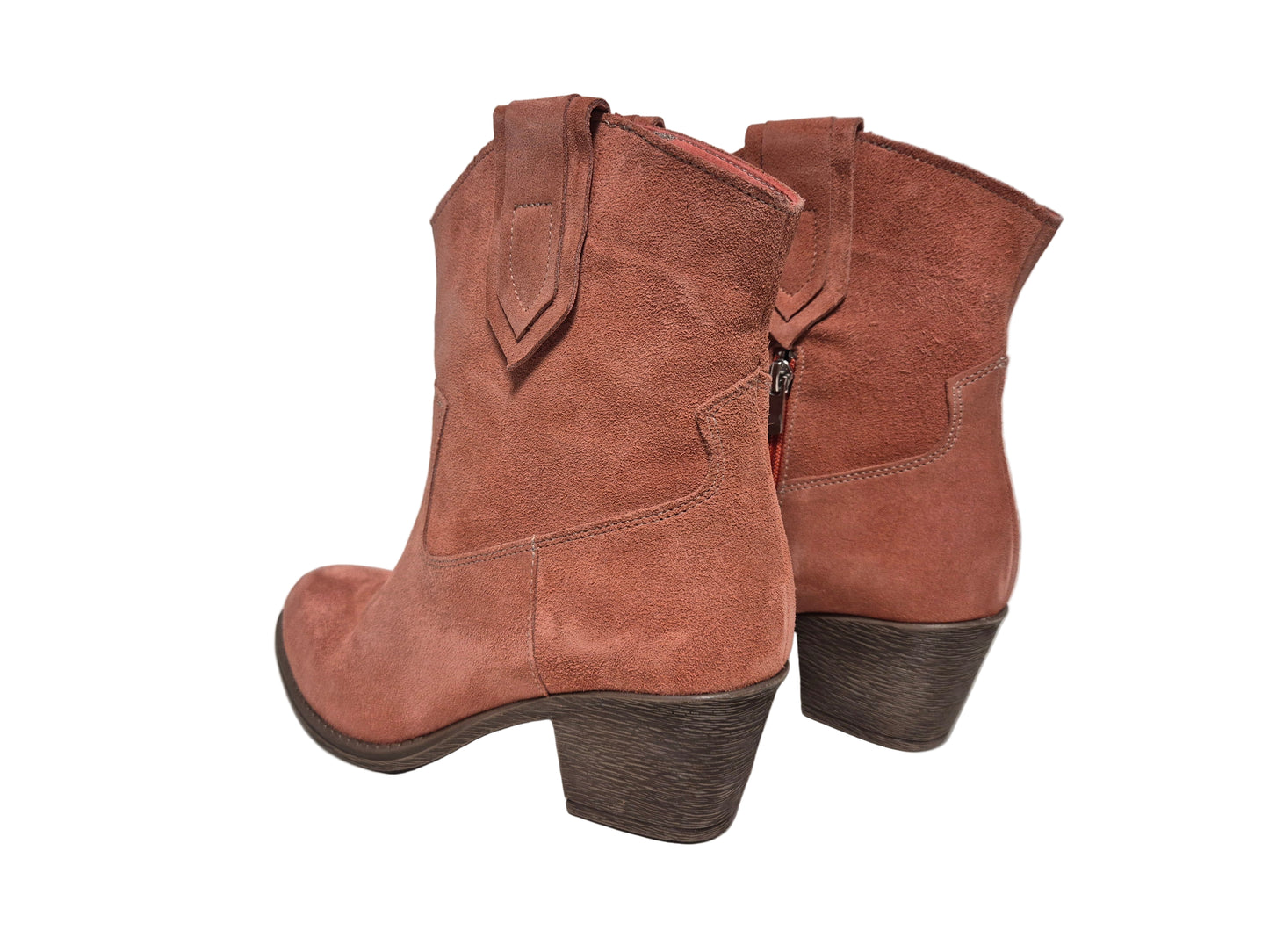 Andrea Conti Stiefeletten aus Leder, orange, Gr. 41