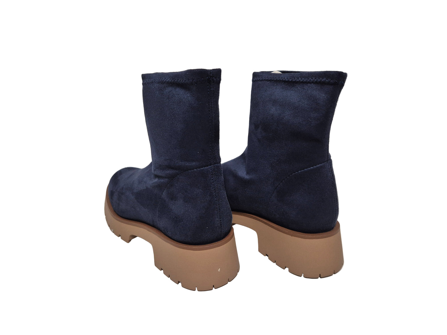 Heine Stiefelette Blockabsatz, marine, Gr. 35