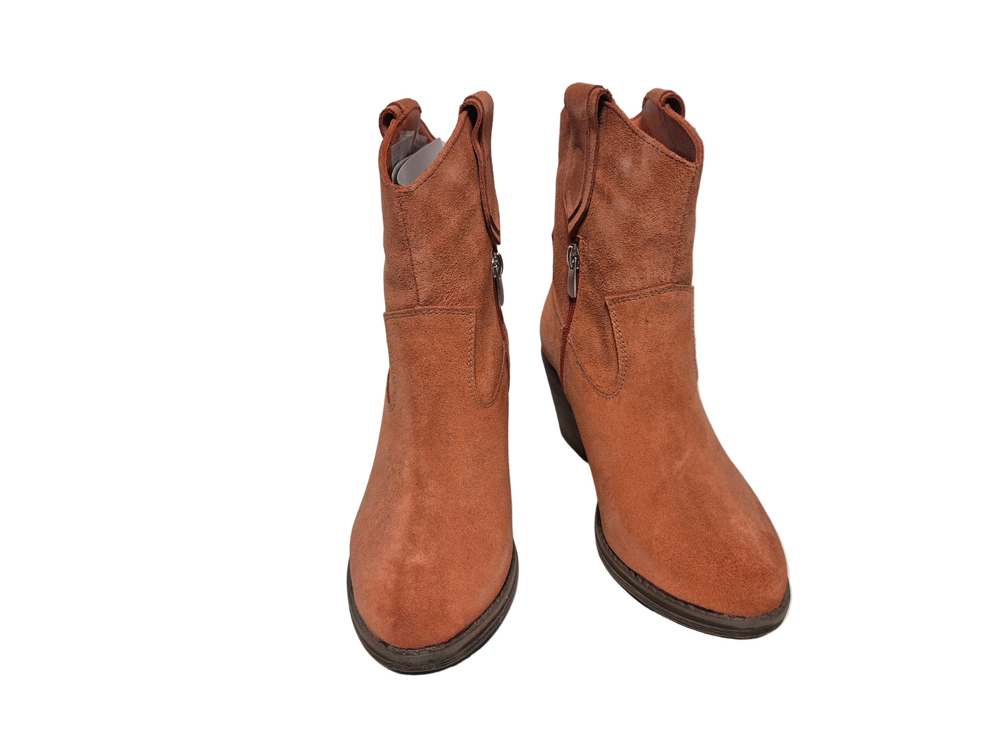 Andrea Conti Stiefeletten aus Leder, orange, Gr. 36