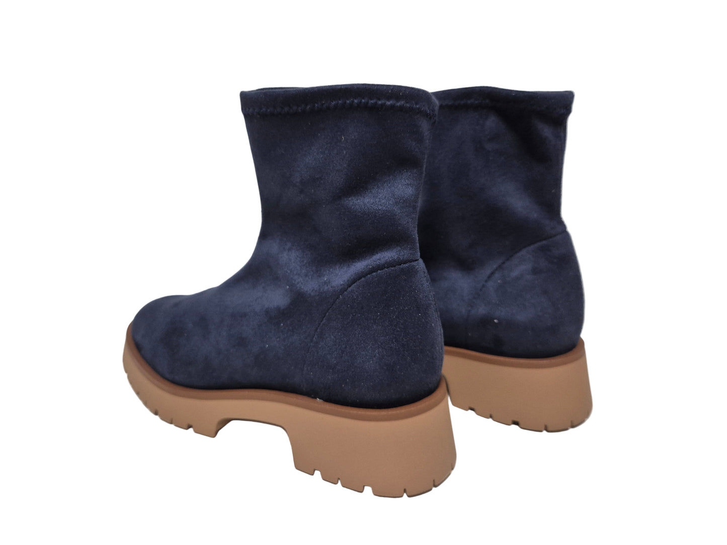 Heine Stiefelette Blockabsatz, marine, Gr. 36