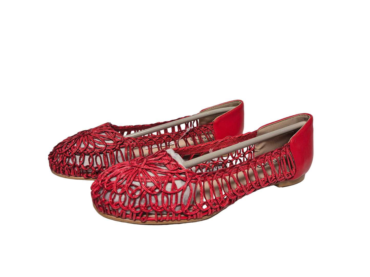 Heine Ballerinas Slip On, rot, Gr. 39
