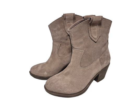 Andrea Conti Stiefelette Veloursleder, taupe, Gr. 37
