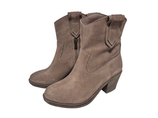 Andrea Conti Stiefelette Veloursleder, taupe, Gr. 36