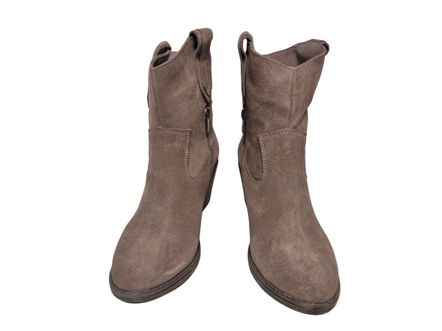 Andrea Conti Stiefelette Veloursleder, taupe, Gr. 36