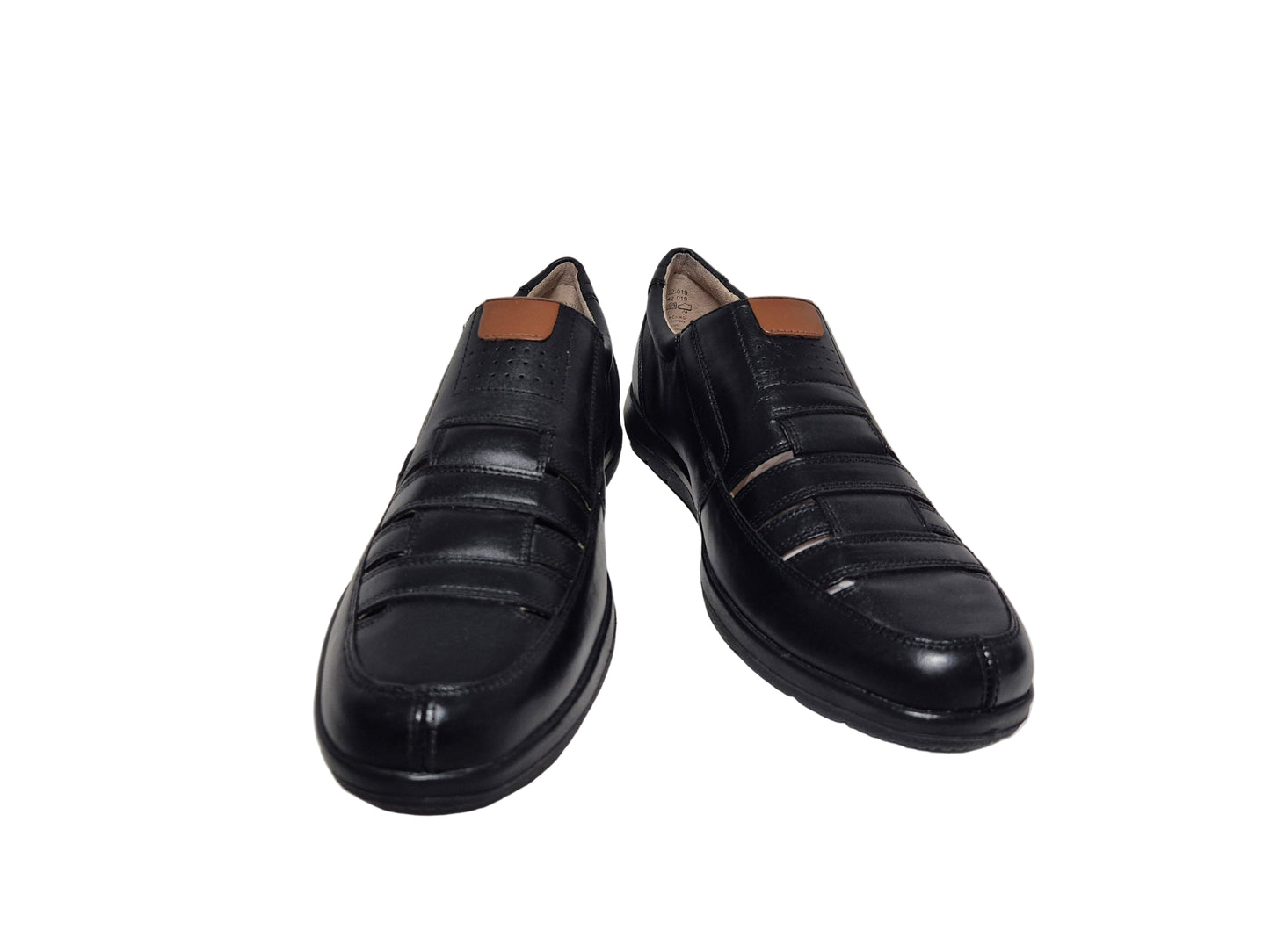 Caprice Slipper Halbschuh Leder, schwarz, Gr. 41