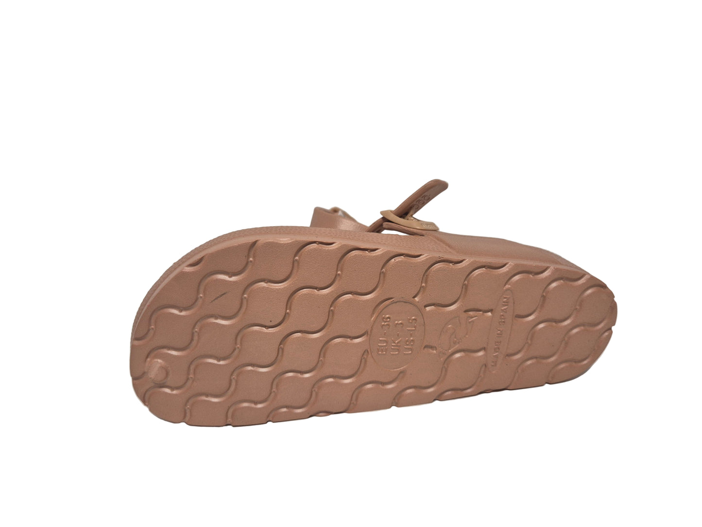 avispas Zehentrenner Badelatschen Pantolette, bronze, Gr. 36