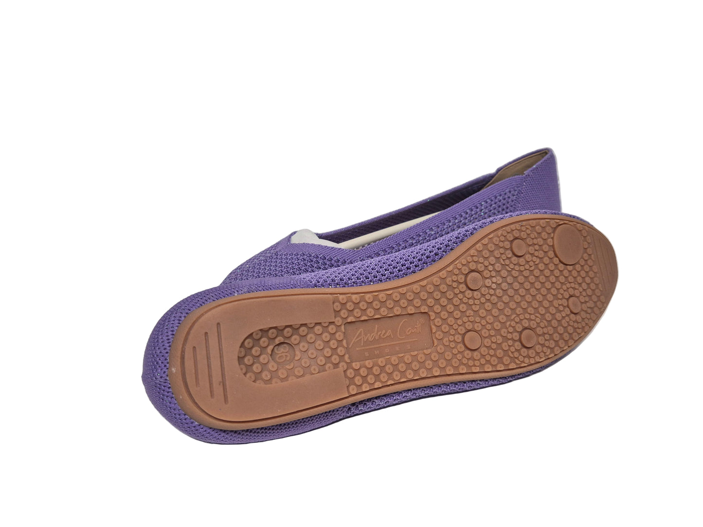 Andrea Conti Ballerina Slip-On, lila, Gr. 36