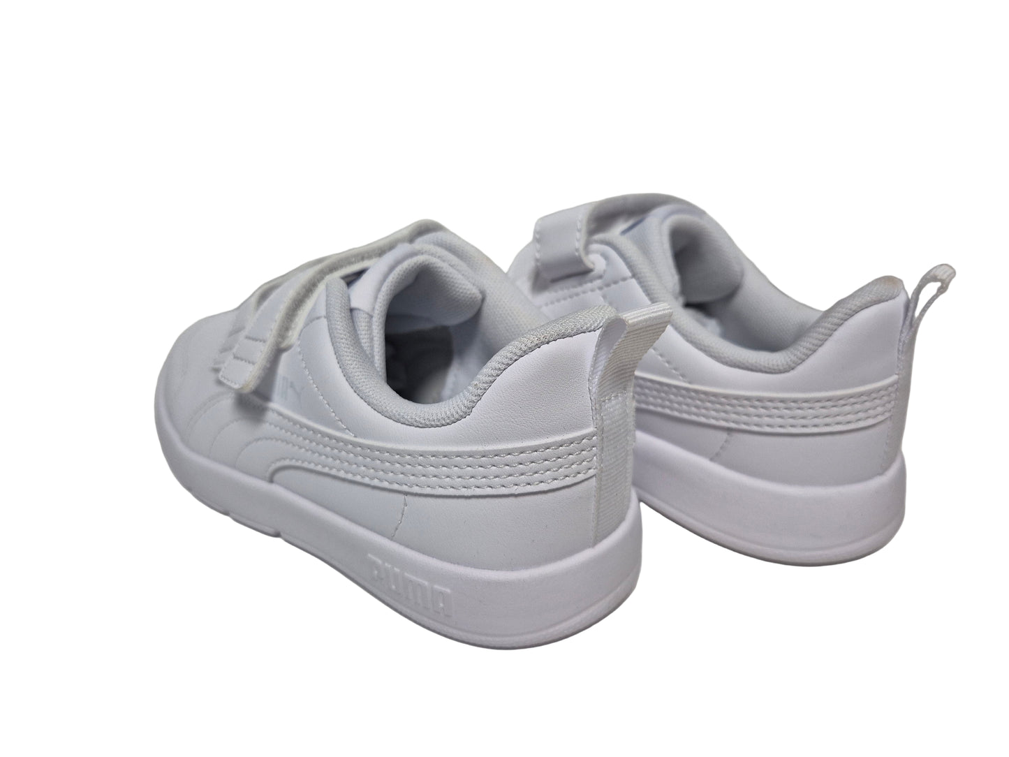 Puma Courtflex V3 V PS Sneaker, weiß, Gr. 30