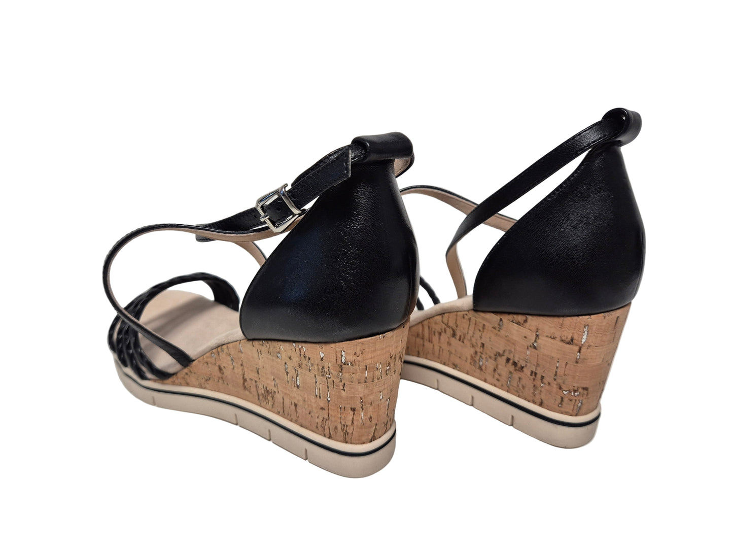 Caprice Keilsandalette, schwarz, Gr. 41