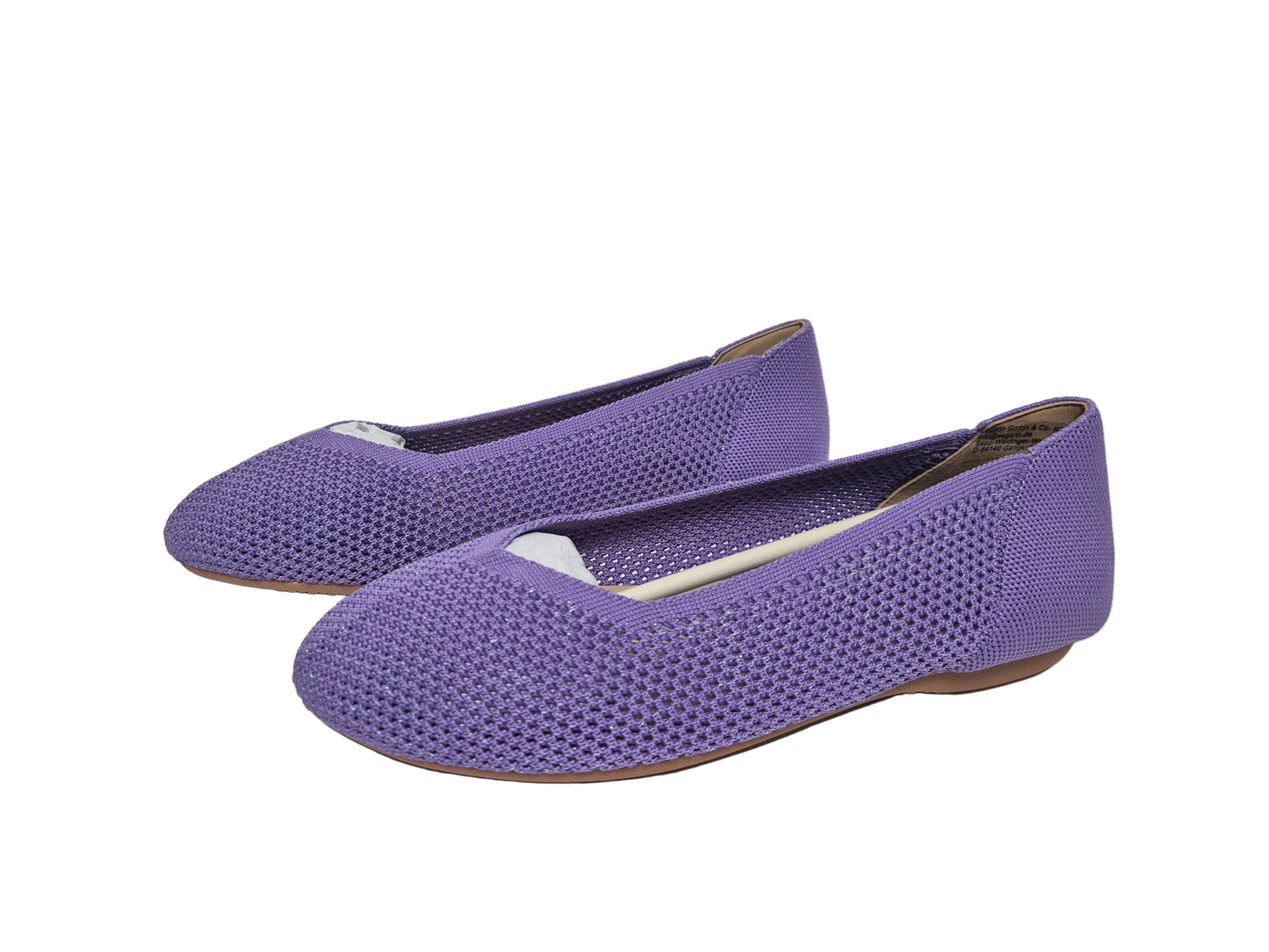 Andrea Conti Ballerina Slip-On, lila, Gr. 37