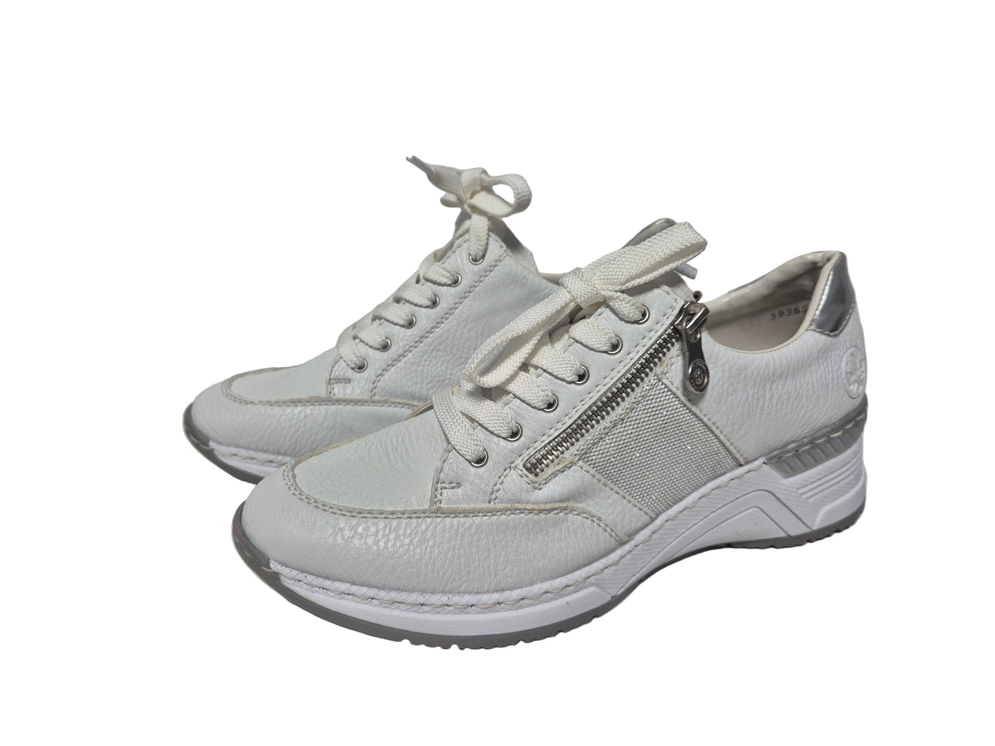 Rieker Keilsneaker Halbschuhe, weiß, Gr. 41