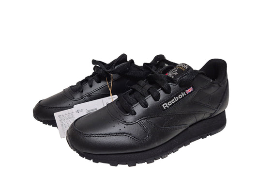 Reebok Classic Leather Sneaker, schwarz, Gr. 38