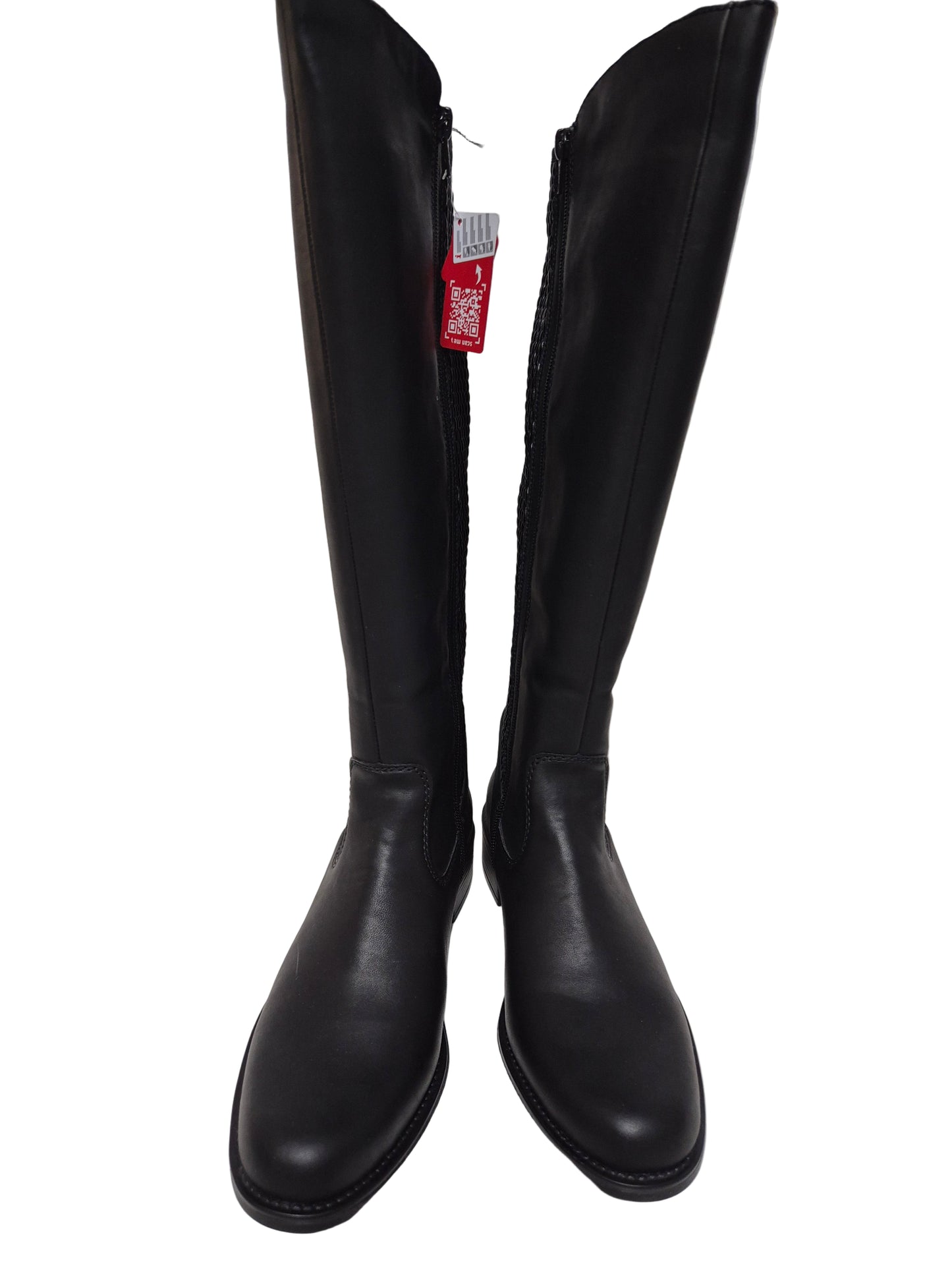 Rieker Stiefel mit Schnallenverzierung, schwarz, Gr. 40